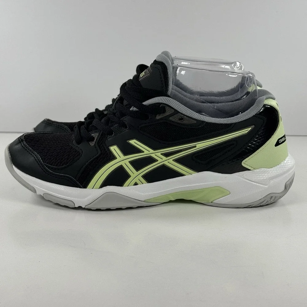 Asics Gel Rocket 10‎ Volleyball Black Illuminate Yellow Shoes Women's Size 6
